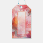 Floral Paper Plate ギフトタグ (裏面)