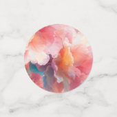 Floral Paper Plate コンフェッティ (スモール正面)