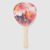 Floral Paper Plate ハンドファン (裏面)