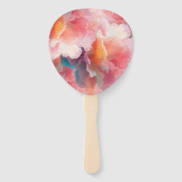 Floral Paper Plate ハンドファン