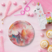 Floral Paper Plate ペーパープレート (パーティー)