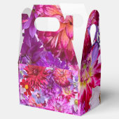 floral party box, pink flowers party box フェイバーボックス (オープン)