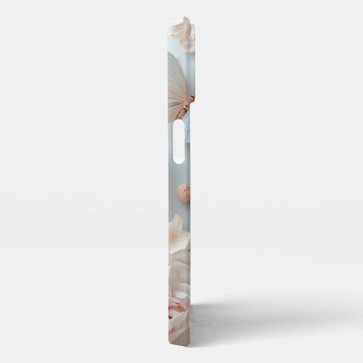 Floral Pastel Butterflies Phone Cover iPhoneケース (右側面)