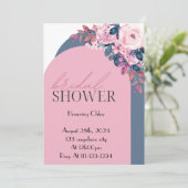 FLORAL PASTEL COLORS BRIDAL SHOWER INVITATION 招待状 (スタンド正面)