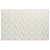 Floral Pastel Flowers Pattern ファブリック (ファットクウォーター)