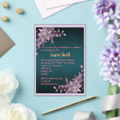 Floral Pastel Graduation Acrylic Invitation  アクリル招待状 (インサイチュ (ウェディング))