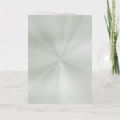 Floral - Pastel Green Quinceanera Foil Invitation 箔グリーティングカード (裏面)