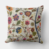 Floral Patchwork Design クッション (正面)