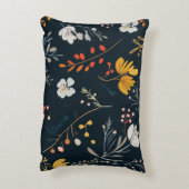 Floral Pattern アクセントクッション (裏面(縦))