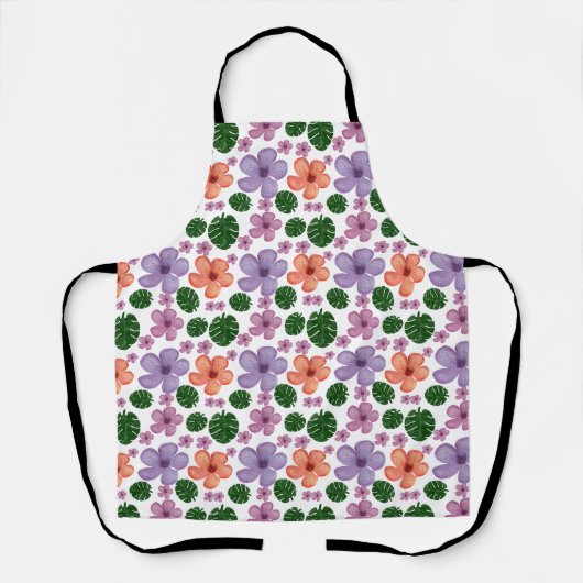 Floral pattern  エプロン (正面)
