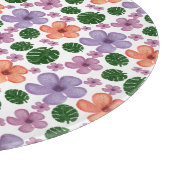 Floral pattern  カッティングボード (角)