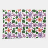 Floral pattern  キッチンタオル (横)