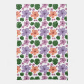 Floral pattern  キッチンタオル (縦)