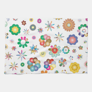 Floral Pattern キッチンタオル