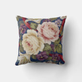 Floral Pattern クッション (裏面)