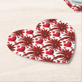 Floral pattern   ペーパーコースター (アングル)