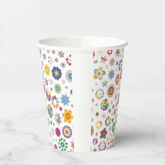 Floral Pattern 紙コップ (左)