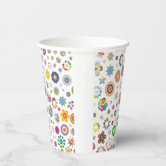 Floral Pattern 紙コップ (右)