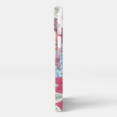 floral pattern cell phone case iPhoneケース (左側面)