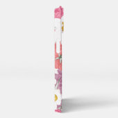 floral pattern cell phone case iPhoneケース (右側面)