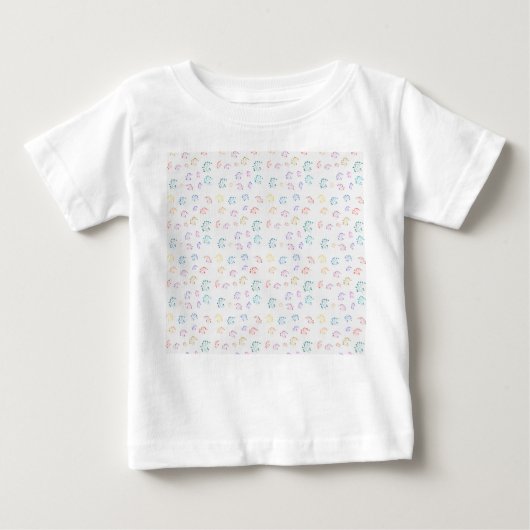 Floral Pattern clothing’s line  ベビーTシャツ (正面)