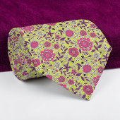 Floral Pattern Custom Necktie ネクタイ