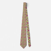 Floral Pattern Custom Necktie ネクタイ (正面)