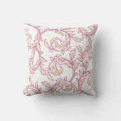 Floral Pattern Decorative Pillow – Elegant Botanic クッション (正面)