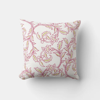 Floral Pattern Decorative Pillow – Elegant Botanic クッション