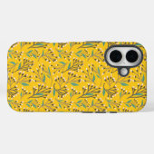 Floral Pattern in  delicate branches and buds Case-Mate iPhoneケース (裏面 (横))