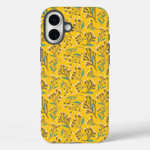 Floral Pattern in  delicate branches and buds