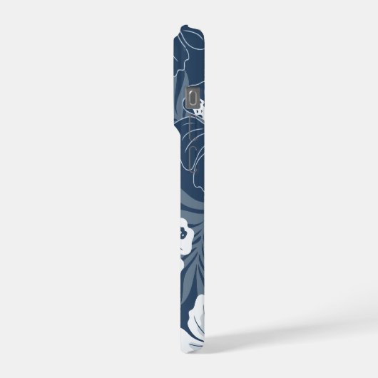 Floral pattern iPhoneケース (左側面)