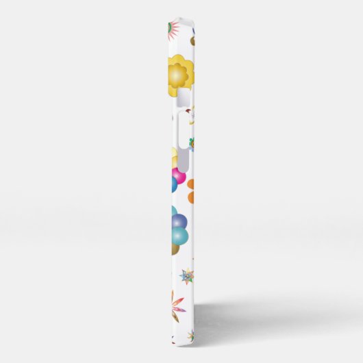 Floral Pattern iPhoneケース (左側面)
