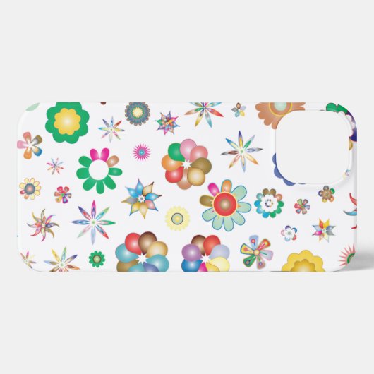 Floral Pattern iPhoneケース (裏面横)