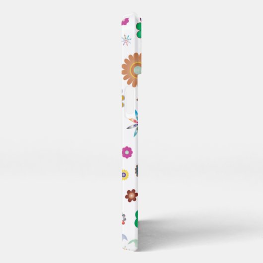 Floral Pattern iPhoneケース (右側面)