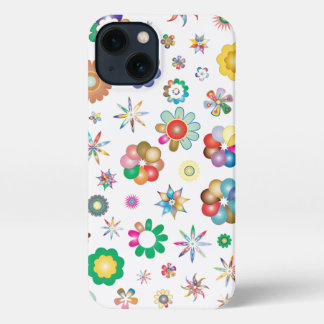 Floral Pattern iPhone 13ケース