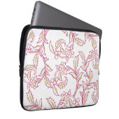 Floral Pattern Laptop Sleeve – Modern Aesthetic Pr ラップトップスリーブ (正面右)