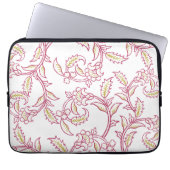 Floral Pattern Laptop Sleeve – Modern Aesthetic Pr ラップトップスリーブ (正面)