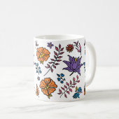 Floral Pattern Mug コーヒーマグカップ (正面右)