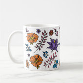 Floral Pattern Mug コーヒーマグカップ (左)