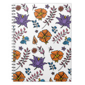 Floral Pattern Notebook ノートブック (正面)