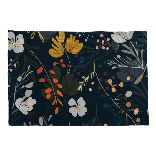 Floral Pattern Pair Standard 枕カバー (裏面-右)