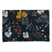 Floral Pattern Pair Standard 枕カバー (正面右)