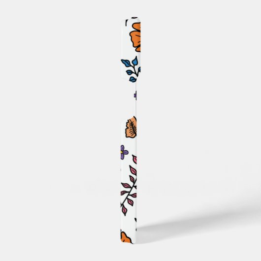 Floral Pattern Phone Case iPhoneケース (右側面)