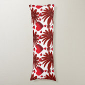 Floral pattern  throw blanket ボディピロー (正面縦)