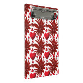 Floral pattern  throw blanket ミニクリップボード (アングル)