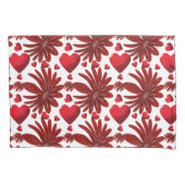 Floral pattern  throw blanket 枕カバー (正面)