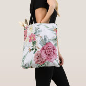 Floral Pattern Tote Bag トートバッグ (クローズアップ)