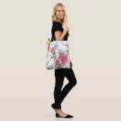 Floral Pattern Tote Bag トートバッグ (モデル)