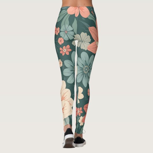  Floral Patterned Legging レギンス (裏面)